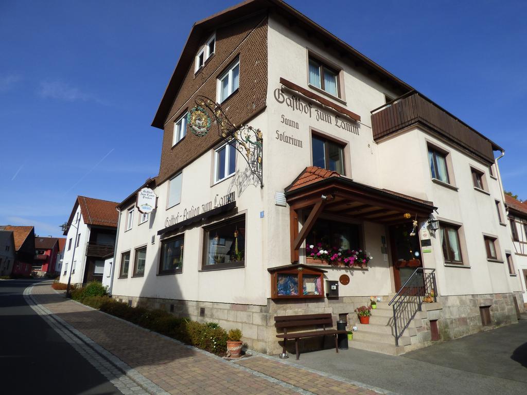 Pension Gasthof Zum Lamm Bischofsheim an der Rhön Buitenkant foto