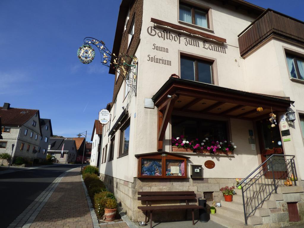 Pension Gasthof Zum Lamm Bischofsheim an der Rhön Buitenkant foto